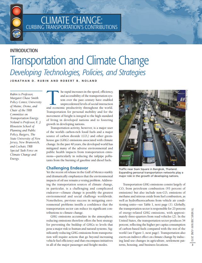 Transportation and Climate Change