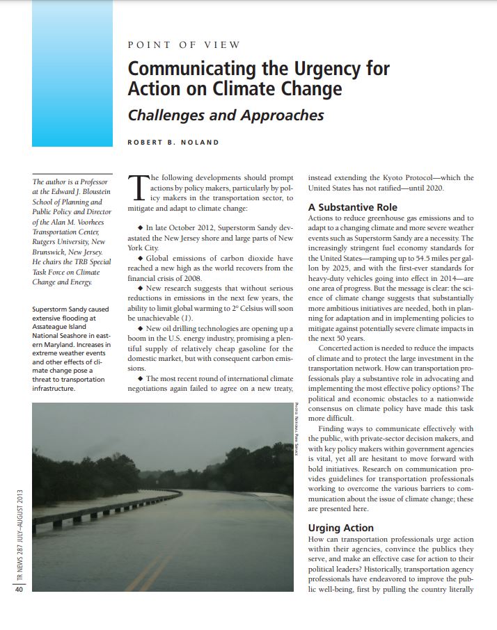 Urgency Action Climate Change