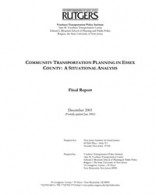 Essex County Community Transportation Planning: A Situational Analysis