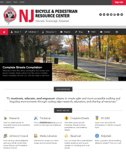 NJ Bicycle & Pedestrian Resource Center Website