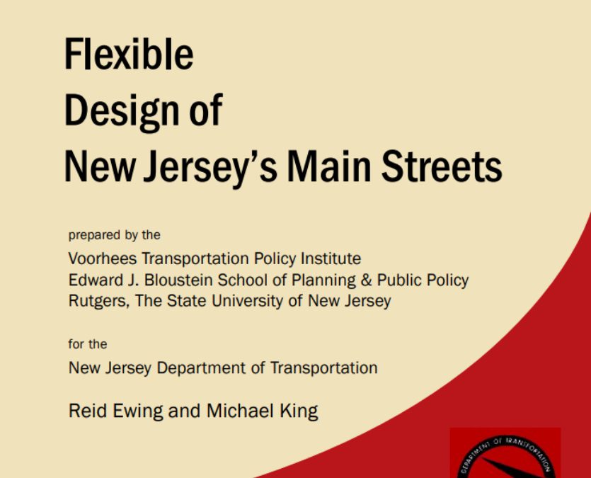 Flexible Design Of New Jersey’s Main Streets