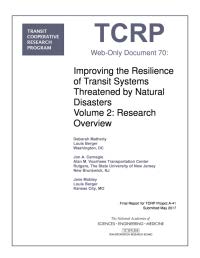 TCRP Final Report Cover