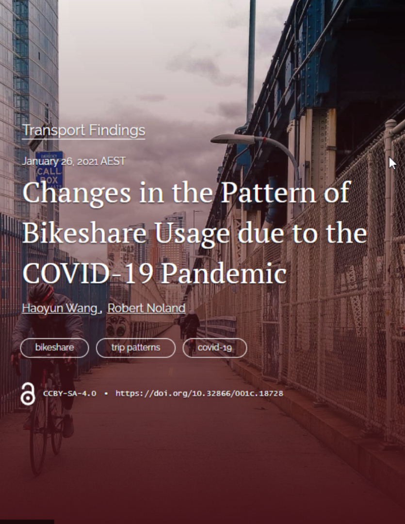 Bikeshare Usage Change in New York City Due to COVID-19 Pandemic