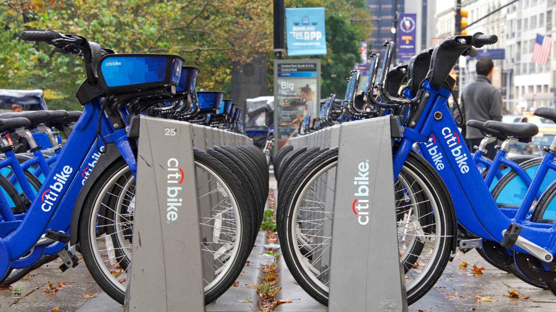 Citi bikes in NYC