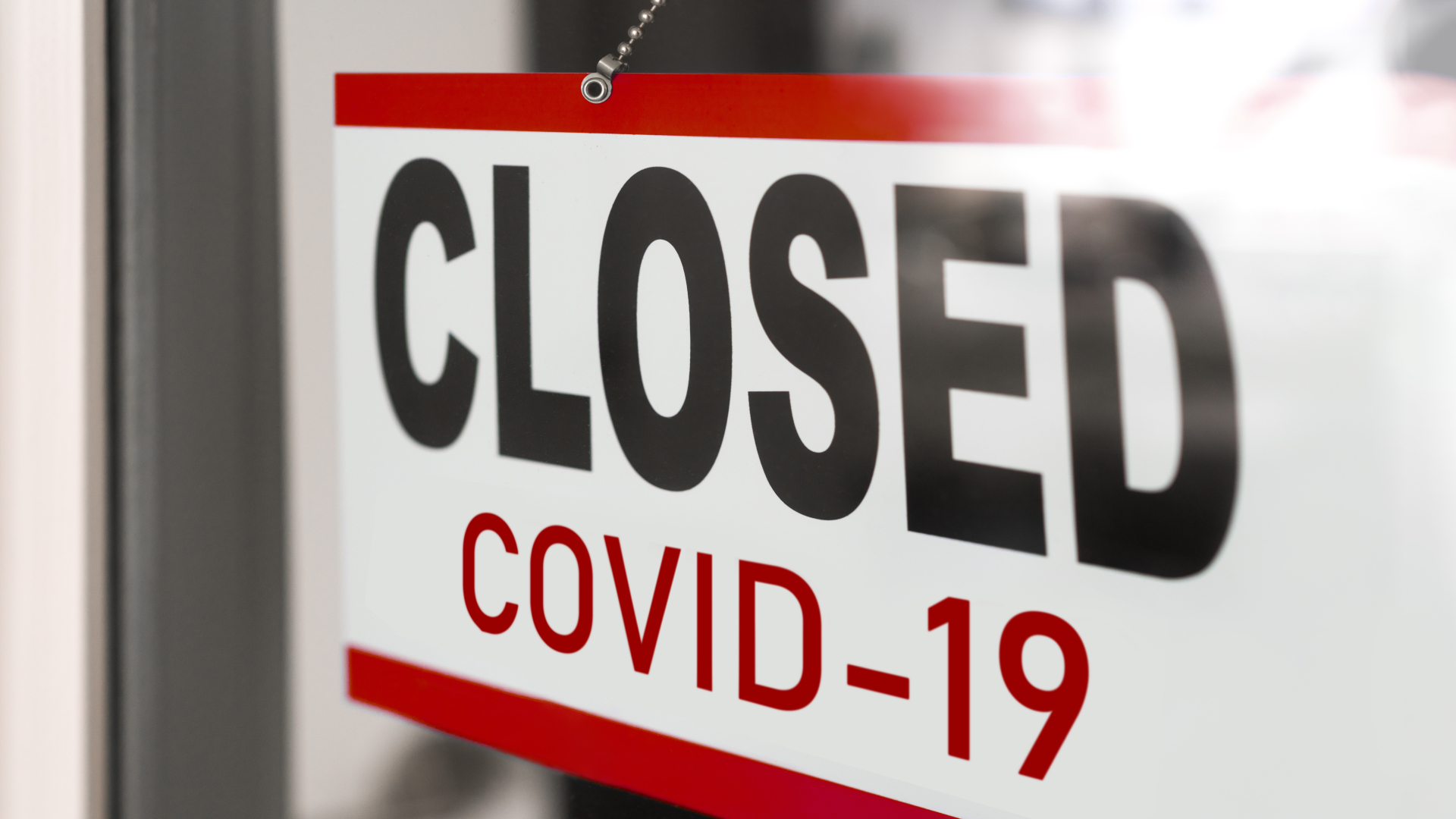 Sign Closed COVID-19
