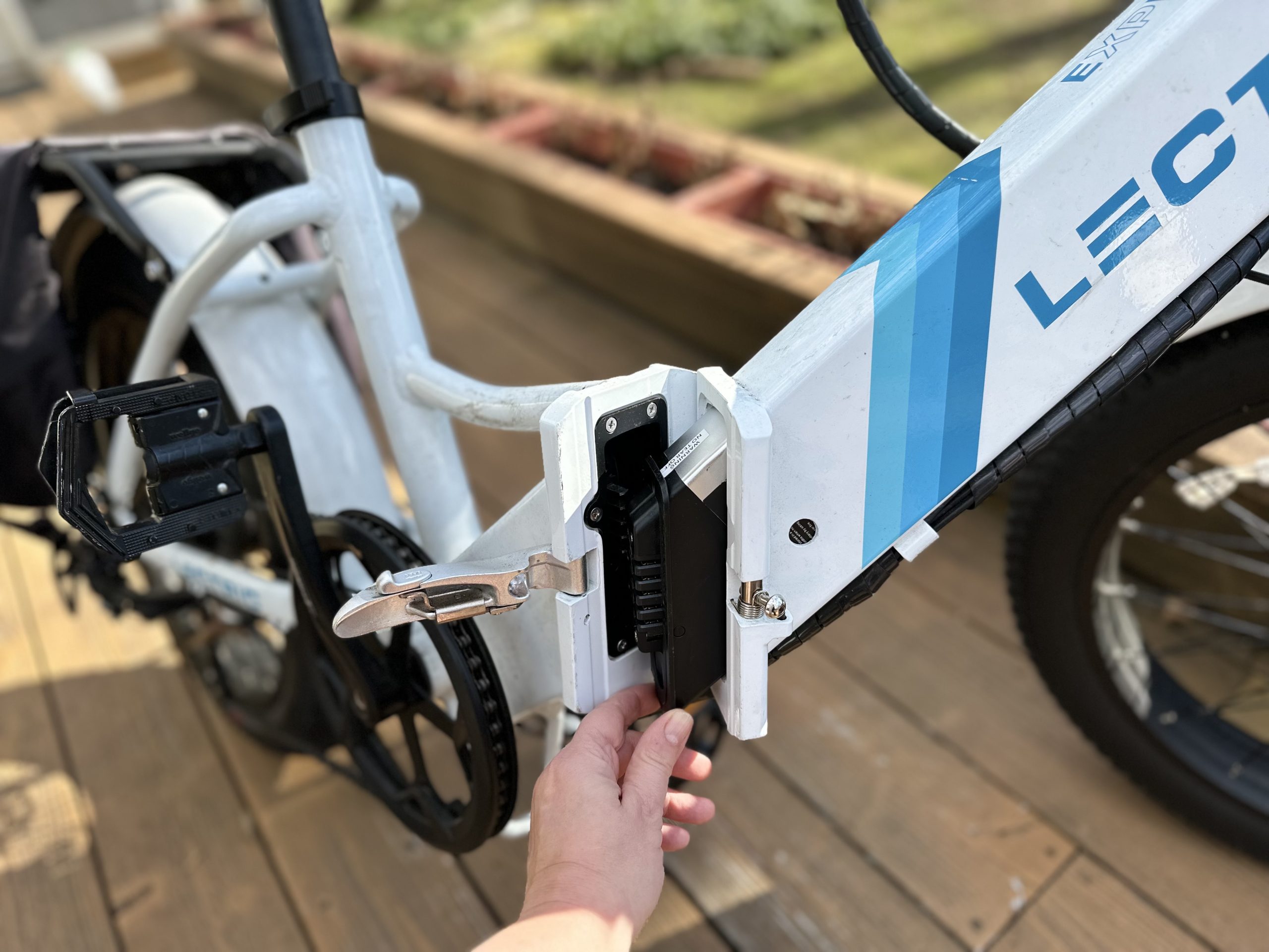e-bike, closeup