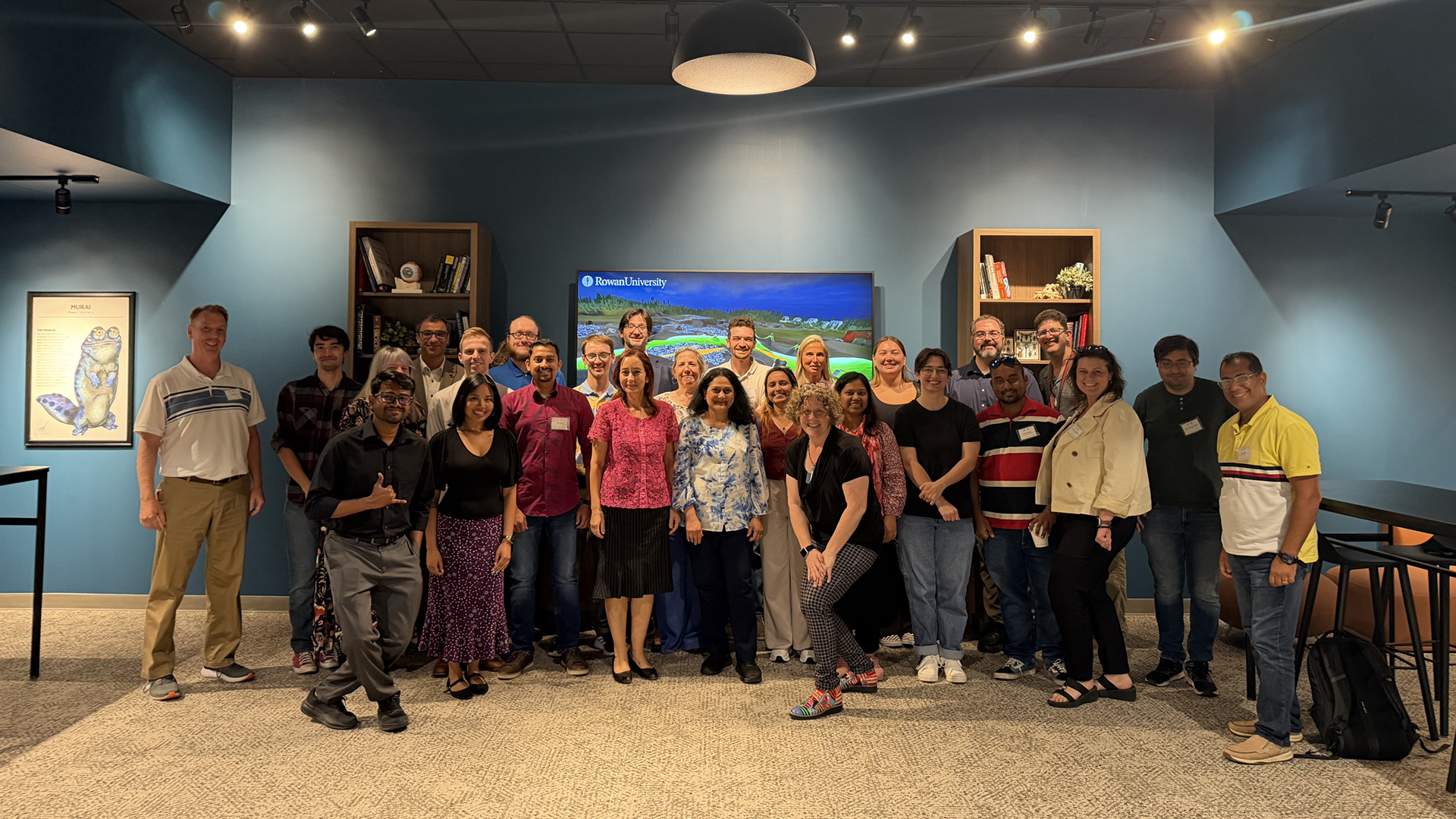 Rowan-NJDOT-VTC VTC and NJDOT staff recently spent an afternoon at Rowan University exploring the Machine Learning, Artificial Intelligence (AI), Augmented Reality (AR), and Virtual Reality (VR) capabilities at the MAVRC Center at Rowan University.