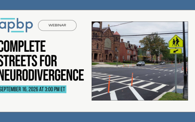Planning Complete Streets for Neurodivergence Webinar